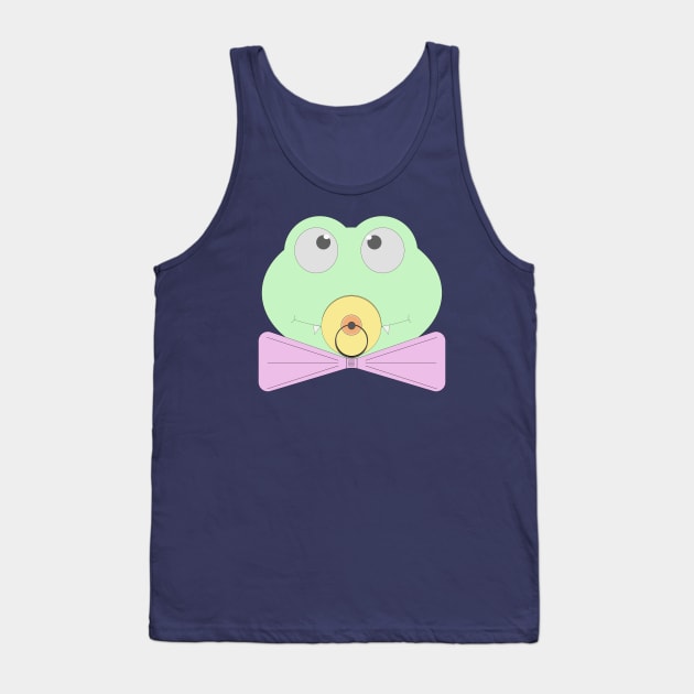 Little baby crocodile (cub) with a bow tie and a pacifier Tank Top by EvgeniiV